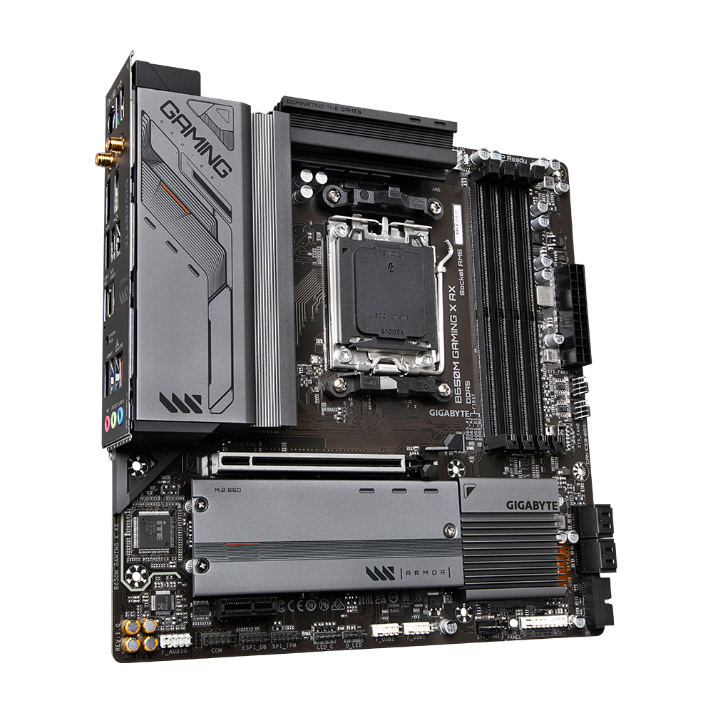 Bekijk afbeelding 3 van Gigabyte AM5 B650M Gaming X AX - DDR5/2xM.2/2xDP/HDMI
